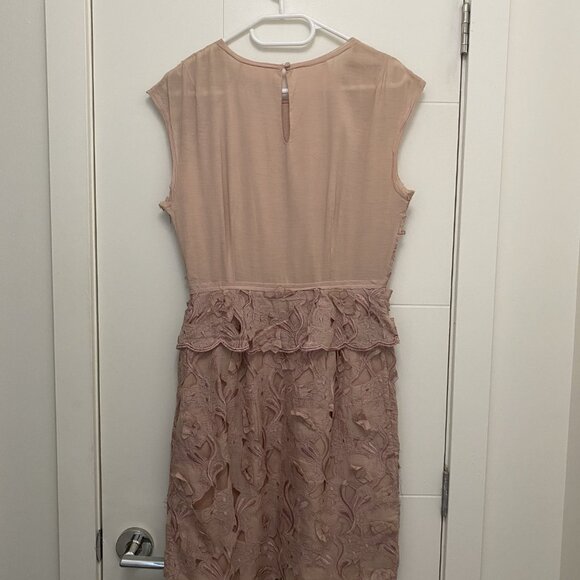 BCBGMaxAzria - Pink Flower Cocktail Dress - Picture 2 of 7